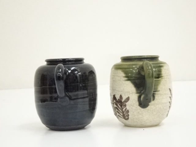 道具 ] - 道具 不老園造 色変四滴茶入れ（共箱）□z | ネットショップ